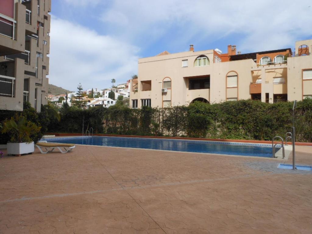 Apartamento 1A Linea Playa Com Piscina Альмуньекар Экстерьер фото